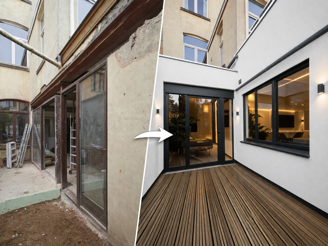 Aanbouwproject in Rotterdam